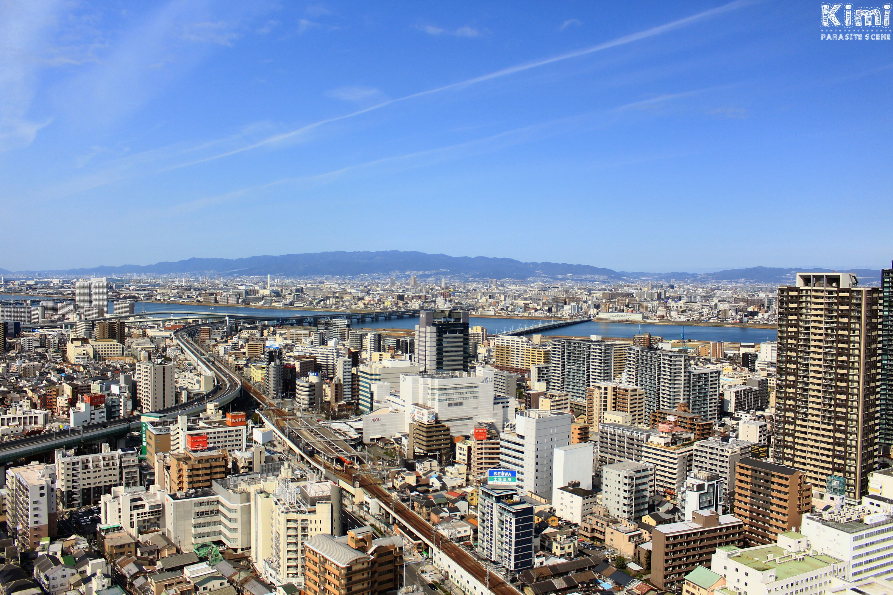 Osaka - View from Osaka Fukushima Tower (1)